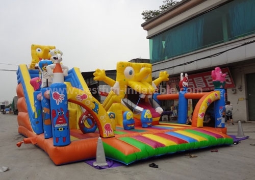 Commercial Grade Spongebob Inflatable Slide for Sale