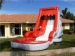 Red pool Inflatable wet and dry slide