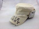 Printed Fitted Cotton Military Cap Winter Army Hat with Flap