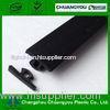 Black EPDM PVC Plastic Extruded Rubber Seal Strip For Wooden Window