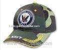 Army Camo Cotton Military Style Baseball Cap Hat with 3D Embroidery Patch