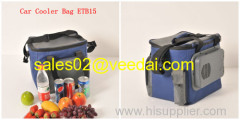 15L mini car cooler bag/thermoelectric cooler bag/car cooler bag 12v,thermoelectric cooler bag