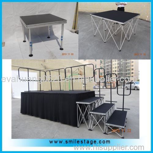 Portable stage for outdoor show