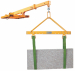 Spreader Bar M1 for stone industry - stone lifter, stone lifting tool, slab lifting equipment