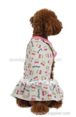 Latest Design Cherry Design Superior Quality Female Dog Clothes