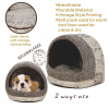 Hotsale linen fabric soft push Dog bed