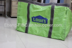 2 loop green construction use container bag