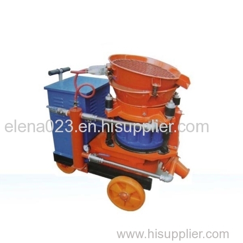 dry and wet shotcrete machine with accessories