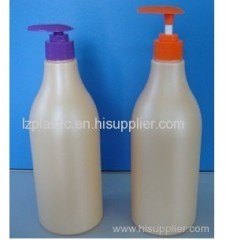 PE shampoo and shower gel bottle with foamer