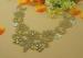 Handmade Flower Design AB Custom Rhinestone Appliques For Evening Dress