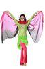 Mixed Color Belly Dancing Clothing Outfit For Children Silk Veil With Big Size