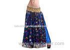 Turkey Lace And Silk Belly Dancing Skirts / Dresses Two Layer For Women