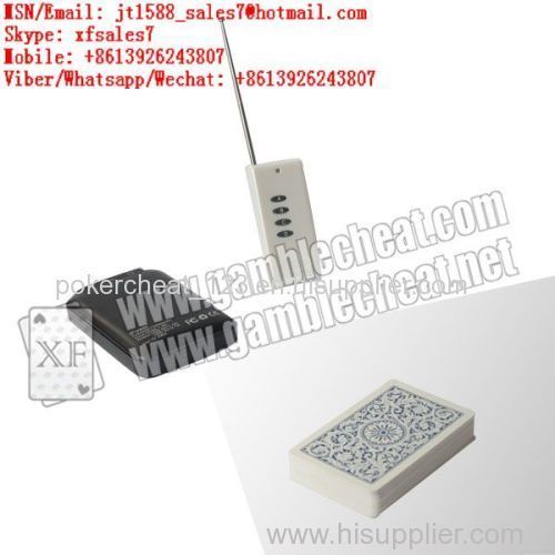XF iPhone mobile power bank camera for poker analyzer and barcodes marked cards