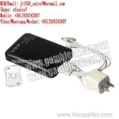 XF iPhone mobile power bank camera for poker analyzer and barcodes marked cards
