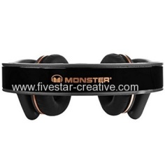 Monster DNA On-Ear Sound Isolating Headphones Black with Rose Gold from China