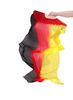 Long And Waving Belly Dancing Clothing Silk Fan Accessory With Rainbow Gradation Color