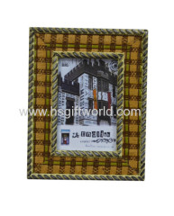 Wooden photo frame with grass No.190014