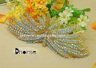 Sew on Bling Bridal Rhinestone Beaded Applique For Wedding Dresses