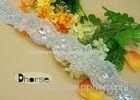 Wedding Decorations Crystal Rhinestone Trimming For clothing , Custom