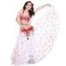 Modern Sexy Red Belly Dancing Skirts Suit In Practice Wear For Adult , 93cm Length