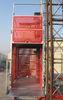 High efficiency 3200kg Construction Material Lifting Hoist Manual Ramp Door 0 ~ 60m / min