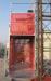 High efficiency 3200kg Construction Material Lifting Hoist Manual Ramp Door 0 ~ 60m / min