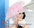 Summer polyester mesh kentucky derby ladies Organza Hats for Normal day