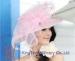 Summer polyester mesh kentucky derby ladies Organza Hats for Normal day