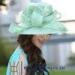 Spring Blue Bow Ladies Sinamay Hats sunshading Eco-friendly