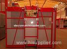 CH1000 Red 1000kg Material / Passenger Hoist With Single Cage , High Reliability