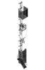 12 / 18 / 24 Passenger Rack And Pinion Hoists for Building Site 300kg 500kg 750kg