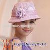 Purple Women Fashion Ladies Sinamay Hats For Party in Summer