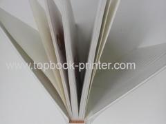 Top-quality case binding blue gold stamping PVC cover hardbound or hardback book printer