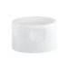 PP D35mm Oval Shaped Screw Plastic Flip Top Cap White for BB Cream