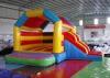 Funny Inflatable Combo Slide Bounce House / Moonwalk Bouncer For Playground