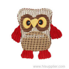 Dog plush toy owl shape pet squeak toy