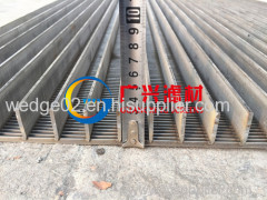 stainless steel 304 V shapped wire profile screen filter