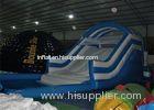 0.55mm PVC Blue Mini Children Commercial Inflatable Slide With Pool EN14960