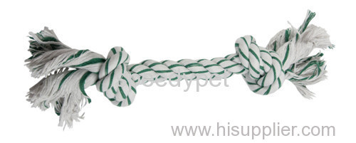 Dog Dumbbell rope toy with smell