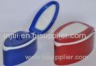 Blue / Red Cosmetic Snap Pet Bottle Caps Oval Shaped Flip Top Cap