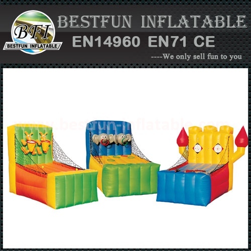 Outdoor inflatable shooting sports game