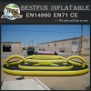 Portable inflatable zorb ball race track