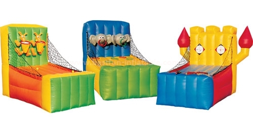 Outdoor inflatable shooting sports game