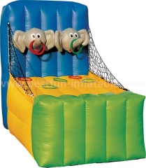 Outdoor inflatable shooting sports game