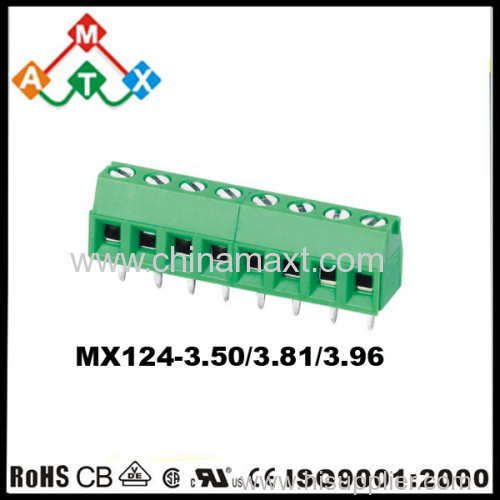 180 degree straight 3.81mm PCB screw terminal blocks Euro terminal connectors replace Phoenix