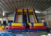 Large Double Lanes Commercial Adult Inflatable Slide For Amusement Park