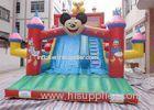 Cute Micky Mouse Commercial Inflatable Slide , Inflatable Garden Slide