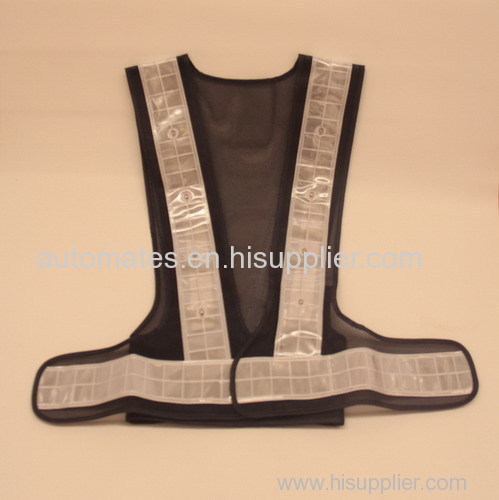 Reflective flash safety vest