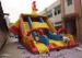 Big Commercial Inflatable Slide , Cock Inflatable Double Slip And Slide