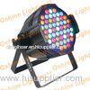 high power DMX512 Led Par Lights 9 ch 55pcs RGBWA zoom , black cast